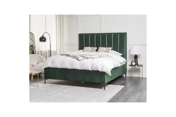 Dubbelsäng Sezanne med förvaring Grön-Svart, 160x200 cm - Grön-Svart, 160x200 cm - Möbler - Säng - Säng med förvaring