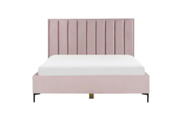 Dubbelsäng Sezanne med förvaring Rosa-Svart, 180x200 cm - Rosa-Svart, 180x200 cm - Möbler - Säng - Säng med förvaring