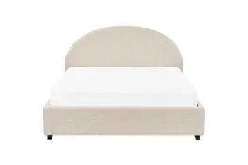 Dubbelsäng Vaucluse med förvaring Beige, 160x200 cm, Polyester - Beige, 160x200 cm, Polyester - Möbler - Säng - Säng med förvaring
