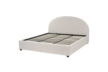 Dubbelsäng Vaucluse med förvaring Beige, 180x200 cm, Polyester - Beige, 180x200 cm, Polyester - Möbler - Säng - Säng med förvaring