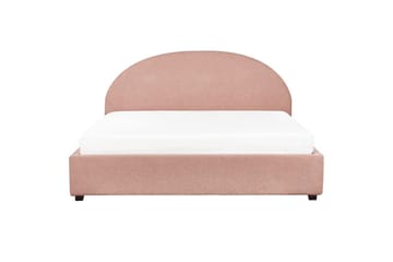 Dubbelsäng Vaucluse med förvaring Rosa, 180x200 cm, Bouclé - Rosa, 180x200 cm, Bouclé - Möbler - Säng - Säng med förvaring