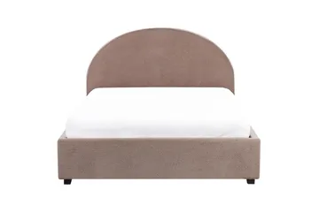 Dubbelsäng Vaucluse med förvaring Taupe, 140x200 cm, Bouclé - Taupe, 140x200 cm, Bouclé - Möbler - Säng - Säng med förvaring