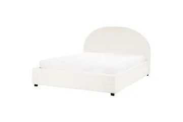 Dubbelsäng Vaucluse med förvaring Vit, 160x200 cm, Bouclé - Vit, 160x200 cm, Bouclé - Möbler - Säng - Säng med förvaring