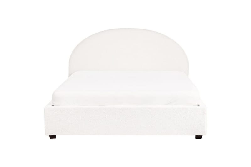 Dubbelsäng Vaucluse med förvaring Vit, 160x200 cm, Bouclé - Vit, 160x200 cm, Bouclé - Möbler - Säng - Säng med förvaring