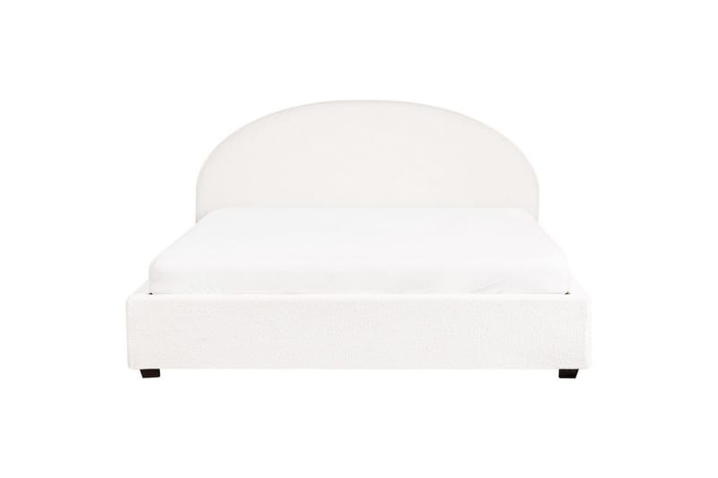 Dubbelsäng Vaucluse med förvaring Vit, 180x200 cm, Bouclé - Vit, 180x200 cm, Bouclé - Möbler - Säng - Säng med förvaring