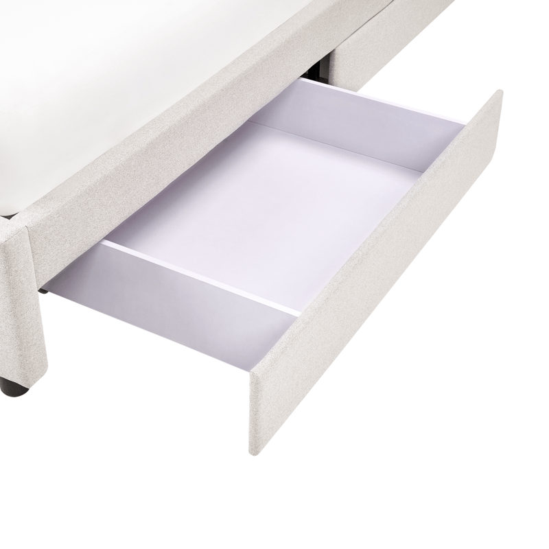 Dubbelsäng Prades 160x200 cm - Ljusbeige - Möbler - Säng - Säng med förvaring