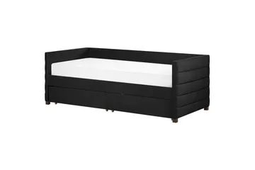 Enkelsäng Marray med förvaring Svart - Svart - Möbler - Säng - Säng med förvaring