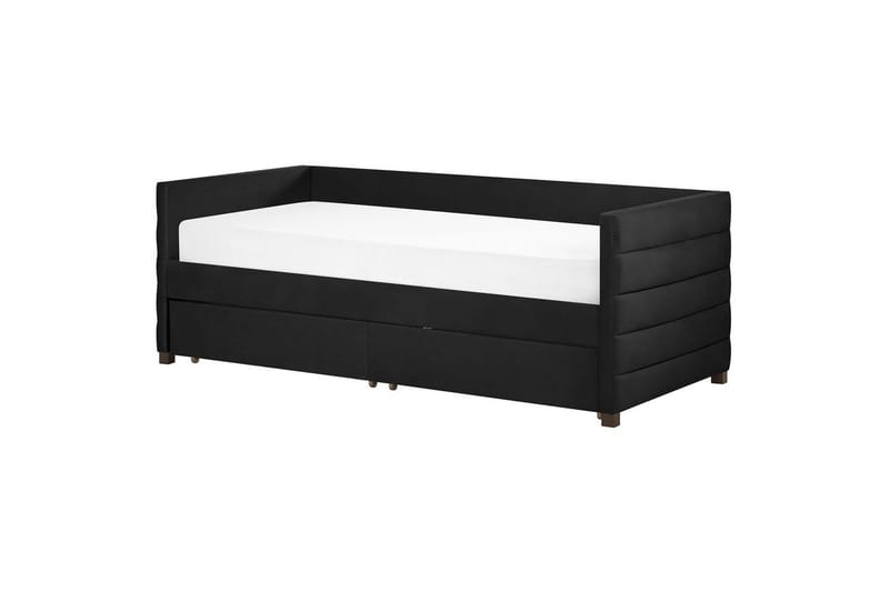 Enkelsäng Marray med förvaring Svart - Svart - Möbler - Säng - Säng med förvaring