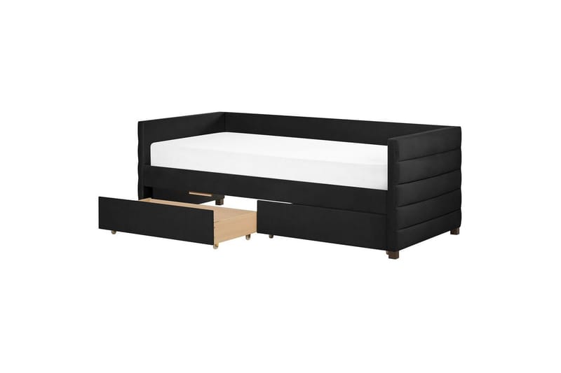 Enkelsäng Marray med förvaring Svart - Svart - Möbler - Säng - Säng med förvaring