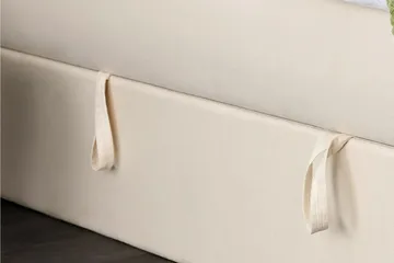 Boxy Box Bed Säng med Förvaring 120x200 cm - Beige - Möbler - Säng - Enkelsäng