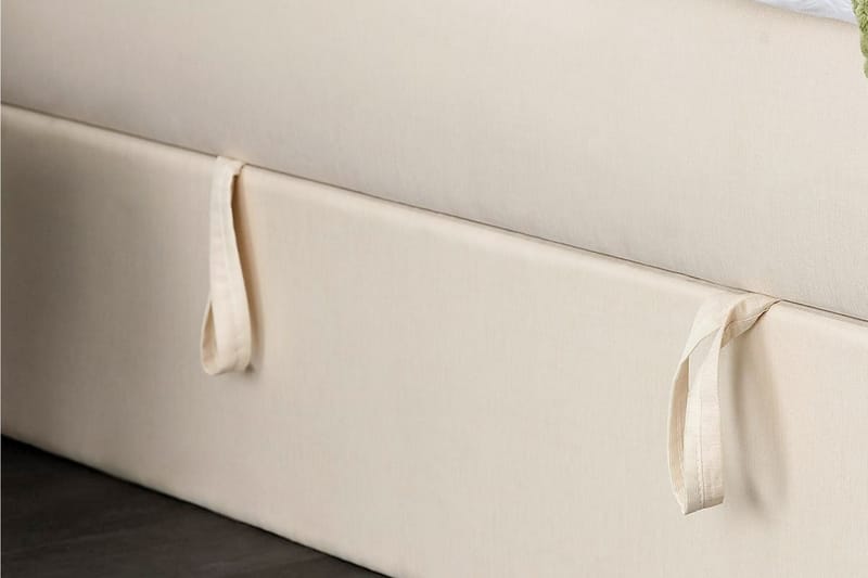 Boxy Box Bed Säng med Förvaring 120x200 cm - Beige - Möbler - Säng - Enkelsäng