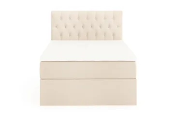 Boxy Box Bed Säng med Förvaring 120x200 cm - Beige - Möbler - Säng - Enkelsäng