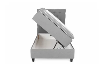 Royal Kontinentalsäng med Förvaring 105x200 cm - Ljusgrå (+Fler val) - Möbler - Säng - Enkelsäng