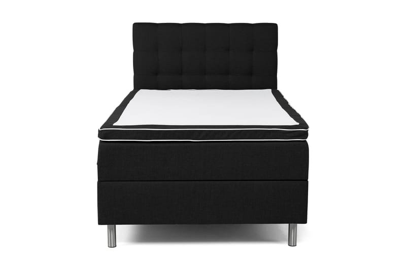 Sängpaket Suset Box Bed 120x200 - Svart - Säng med förvaring - Enkelsäng med förvaring