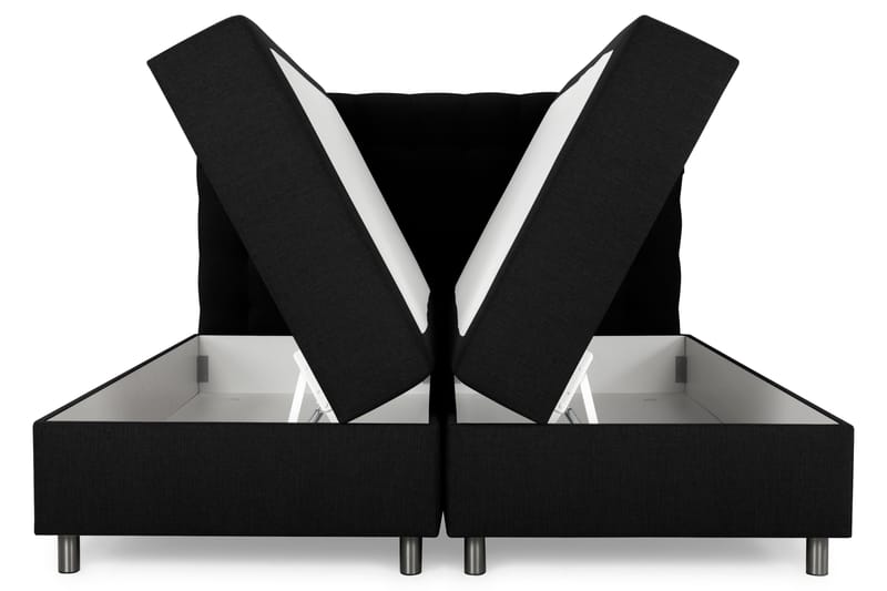 Sängpaket Suset Box Bed 160x200 - Svart - Möbler - Säng - Säng med förvaring
