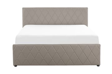 Förvaringssäng Cabariot 140x200 cm - Konstläder/Grå - Möbler - Säng - Säng med förvaring