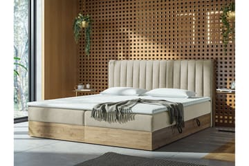 Förvaringssäng HARMONY 140x200 - Beige - Möbler - Säng - Säng med förvaring