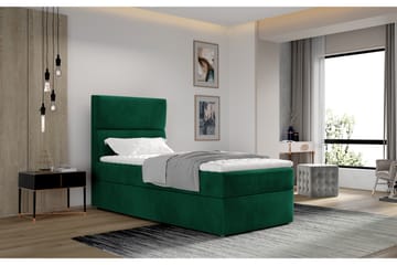 Förvaringssäng Lomagna 90x200 cm Vertikal Söm - Grön - Möbler - Säng - Säng med förvaring