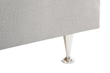 Förvaringssäng Monopoli med LED-belysning 180x200 - Ljusgrå - Möbler - Säng - Säng med förvaring - Dubbelsäng med förvaring