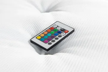 Francisco Komplett Sängpaket med Lyftförvaring LED-belysning 180x200 - Beige - Möbler - Säng - Säng med förvaring