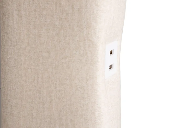 Francisco Komplett Sängpaket med Lyftförvaring LED-belysning 180x200 - Beige - Möbler - Säng - Säng med förvaring