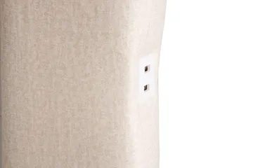 Francisco Komplett Sängpaket med Lyftförvaring LED-belysning 180x200 - Beige - Möbler - Säng - Säng med förvaring