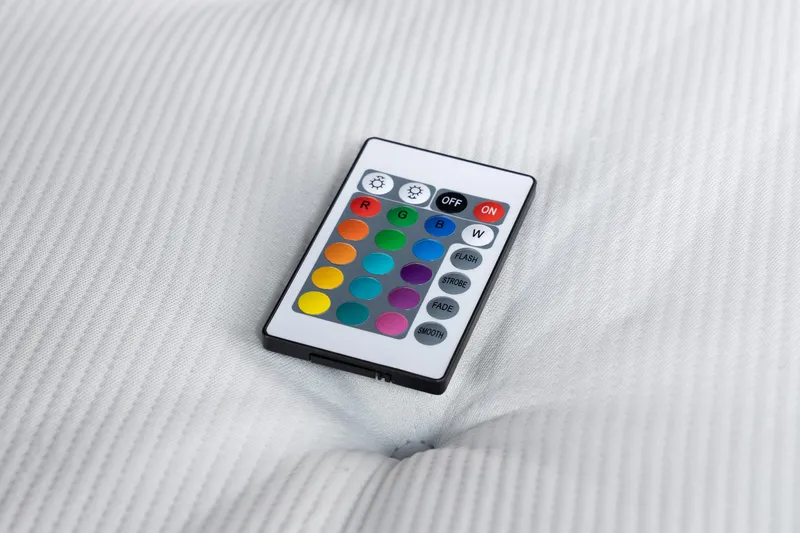 Francisco Komplett Sängpaket med Lyftförvaring LED-belysning 180x200 - Mörkgrå - Möbler - Säng - Säng med förvaring