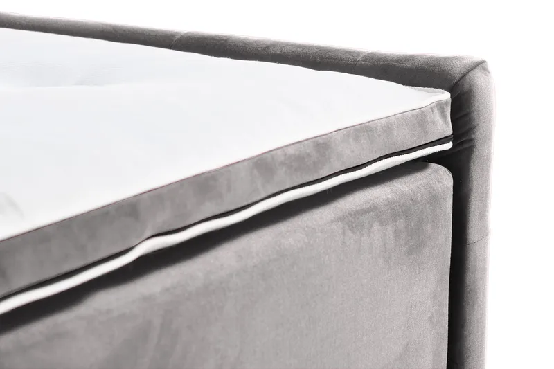 Francisco Komplett Sängpaket med Lyftförvaring LED-belysning 180x200 - Mörkgrå - Möbler - Säng - Säng med förvaring