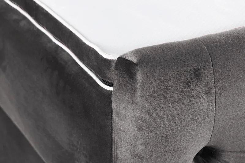 Francisco Komplett Sängpaket med Lyftförvaring LED-belysning 180x200 - Mörkgrå - Möbler - Säng - Säng med förvaring