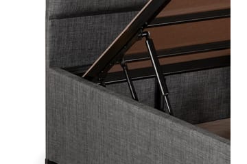 Froknial Förvaringssäng 90x200 cm - Grå - Möbler - Säng - Säng med förvaring