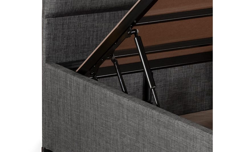 Froknial Förvaringssäng 90x200 cm - Grå - Möbler - Säng - Säng med förvaring
