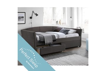 Genesis Säng med Harmony Top Madrass Grå - Möbler - Säng - Säng med förvaring