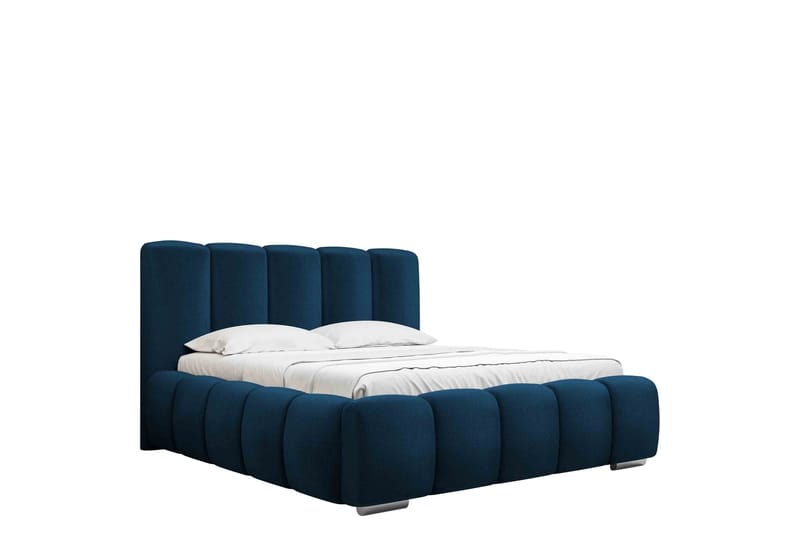 Gioia Förvaringssäng 160x200 cm - Blå - Möbler - Säng - Säng med förvaring - Dubbelsäng med förvaring