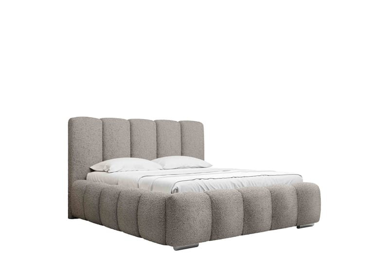 Gioia Förvaringssäng 160x200 cm - Grå - Möbler - Säng - Säng med förvaring