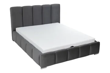 Gioia Förvaringssäng 160x200 cm - Grå - Möbler - Säng - Säng med förvaring