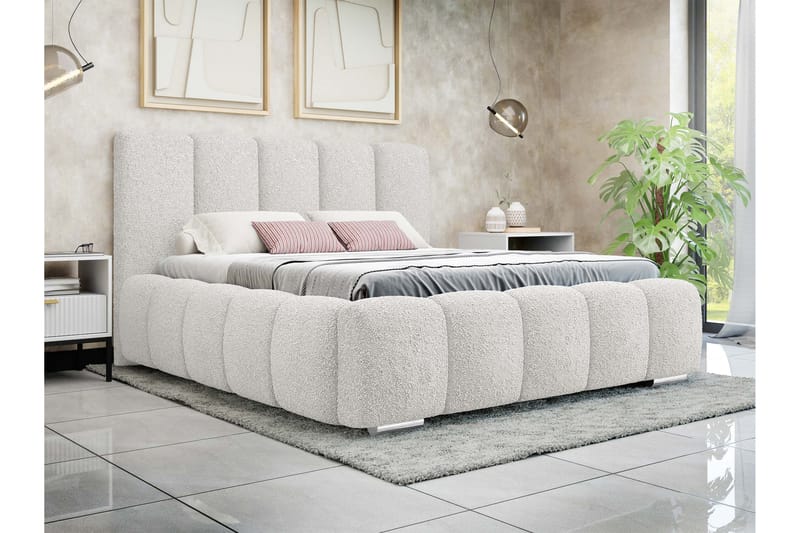 Gioia Förvaringssäng 180x200 cm - Beige - Möbler - Säng - Säng med förvaring - Dubbelsäng med förvaring