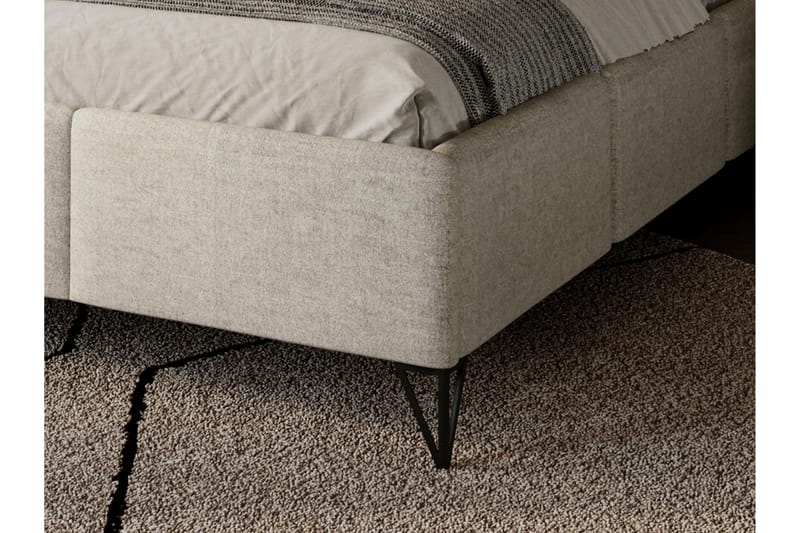 Itaca Förvaringssäng - Beige - Möbler - Säng - Säng med förvaring - Dubbelsäng med förvaring