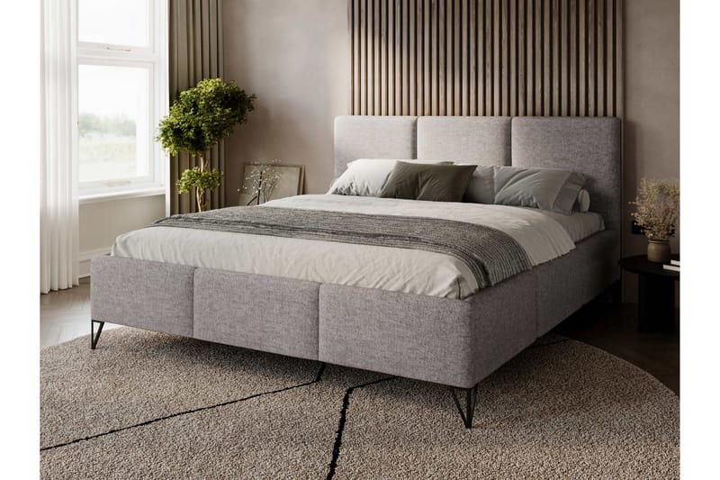 Itaca Förvaringssäng - Beige - Möbler - Säng - Säng med förvaring - Dubbelsäng med förvaring