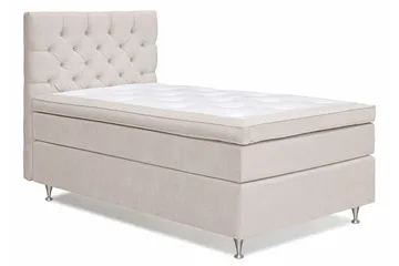 Joluma Kontinentalsäng 105x200 Medium - Ljusbeige - Möbler - Säng - Komplett sängpaket