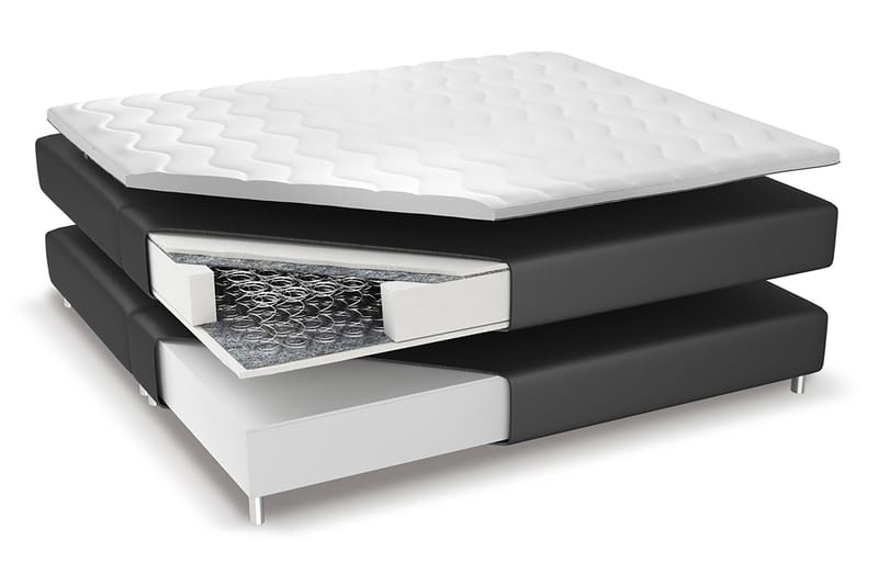 Komplett Sängpaket Celio 180x200 med Förvaring - Grå|Sammet - Komplett sängpaket - Säng med förvaring