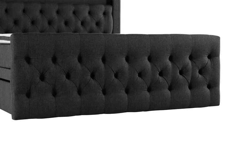 Kontinentalsäng Cloud47 Francisco Sängpaket Black Lådor - Möbler - Säng - Säng med förvaring