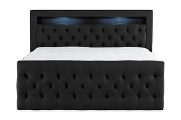 Kontinentalsäng Cloud47 Francisco Sängpaket Black Lådor - Möbler - Säng - Säng med förvaring