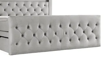 Kontinentalsäng Cloud47 Francisco Sängpaket Dark grey Lådor - Möbler - Säng - Säng med förvaring