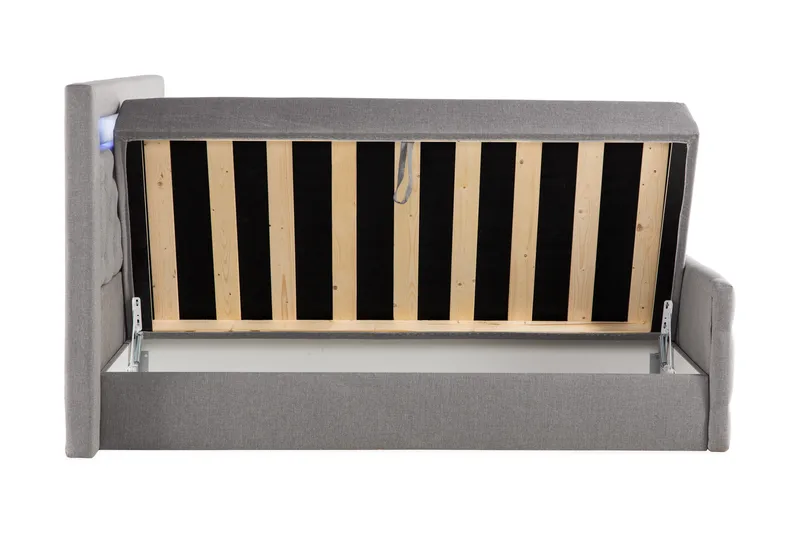 Kontinentalsäng Cloud47 Francisco Sängpaket Grey Lift-Up förvaring - Möbler - Säng - Säng med förvaring