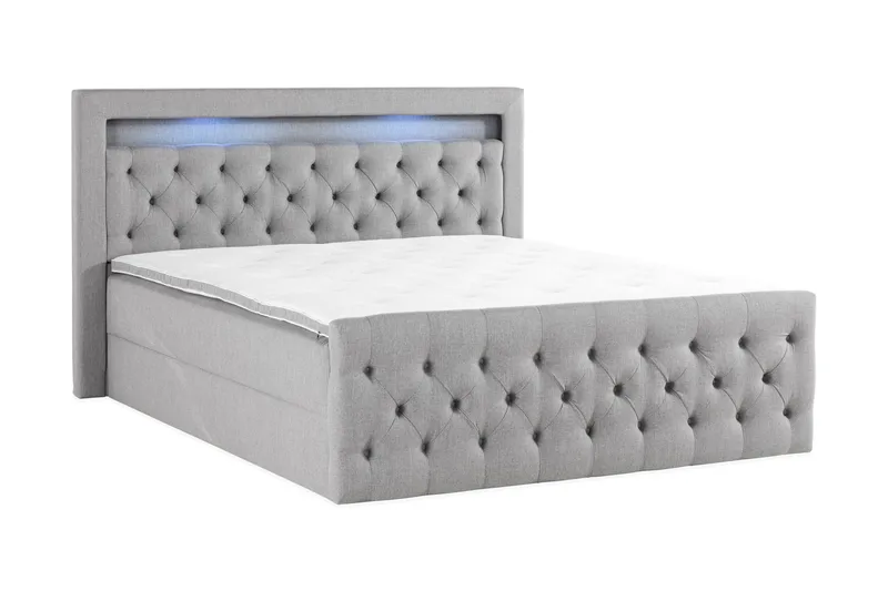 Kontinentalsäng Cloud47 Francisco Sängpaket Grey Lift-Up förvaring - Möbler - Säng - Säng med förvaring