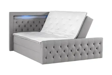 Kontinentalsäng Cloud47 Francisco Sängpaket Grey Lift-Up förvaring - Möbler - Säng - Säng med förvaring