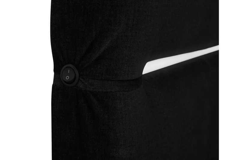 Lysekil Sängpaket Förvaringssäng 180x200 LED - Mörkgrå - Möbler - Säng - Komplett sängpaket