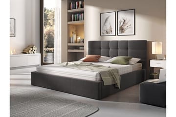 Nieres Förvaringssäng 160x200cm - Mörkgrå - Möbler - Säng - Säng med förvaring