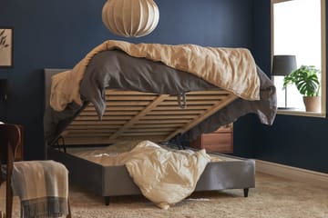 Pigge Extra Sängpaket Förvaring 140x200  - Grå - Möbler - Säng - Enkelsäng