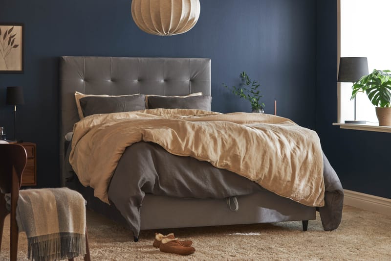 Pigge Extra Sängpaket Förvaring 140x200  - Grå - Möbler - Säng - Enkelsäng